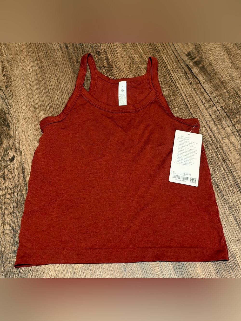 Lululemon Swiftly Cami - Cranberry Charm